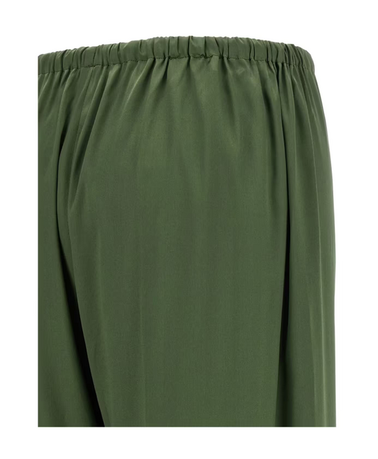 DRIES VAN NOTEN PANTALONI PUVIS BIS VERDE