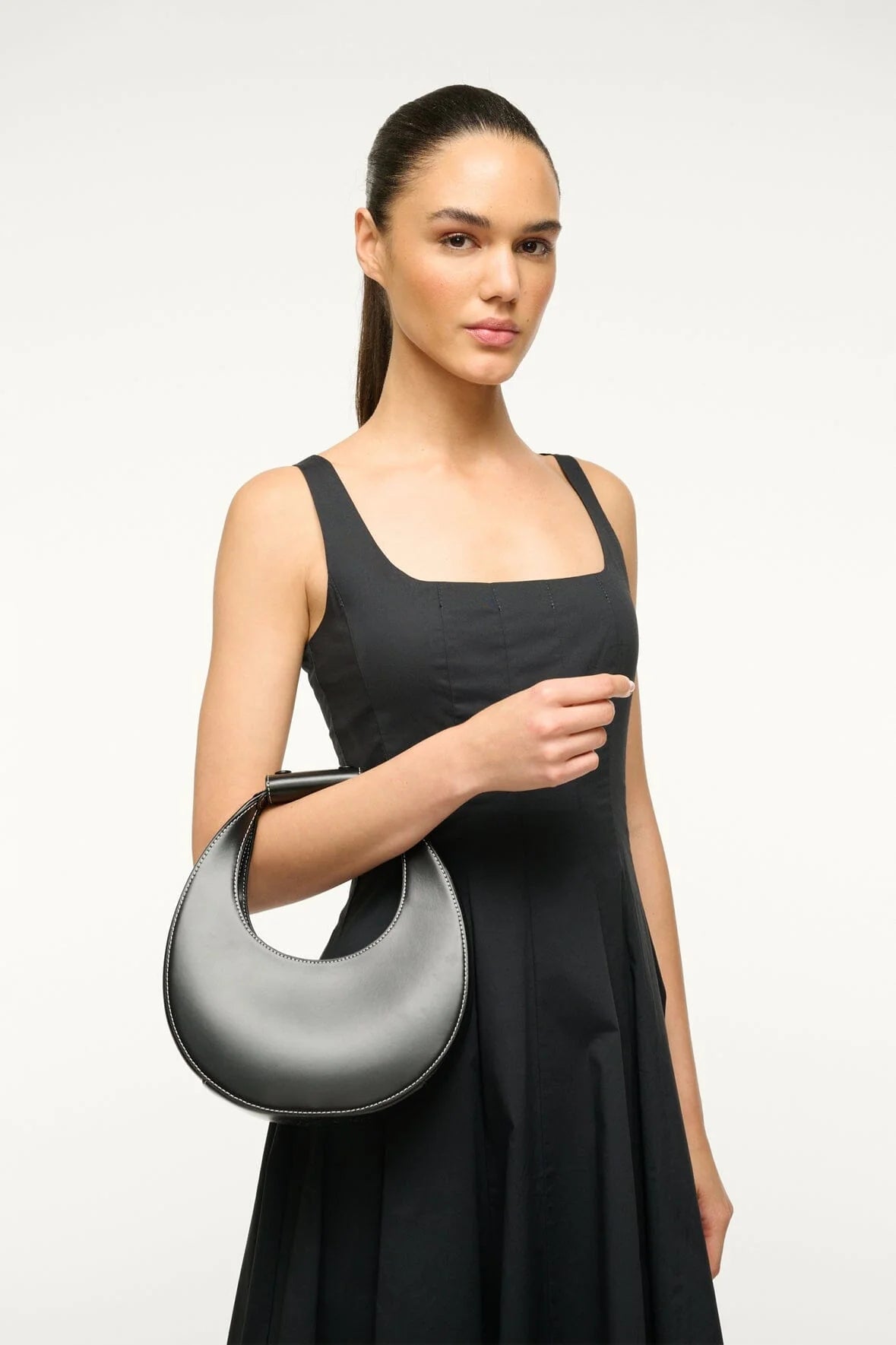 STAUD BORSA MINI MOON BLACK