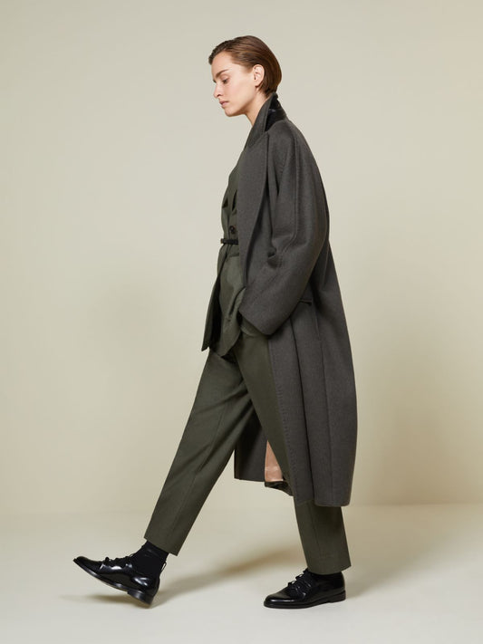 MAX MARA ATELIER CAPPOTTO ANGUS LODEN