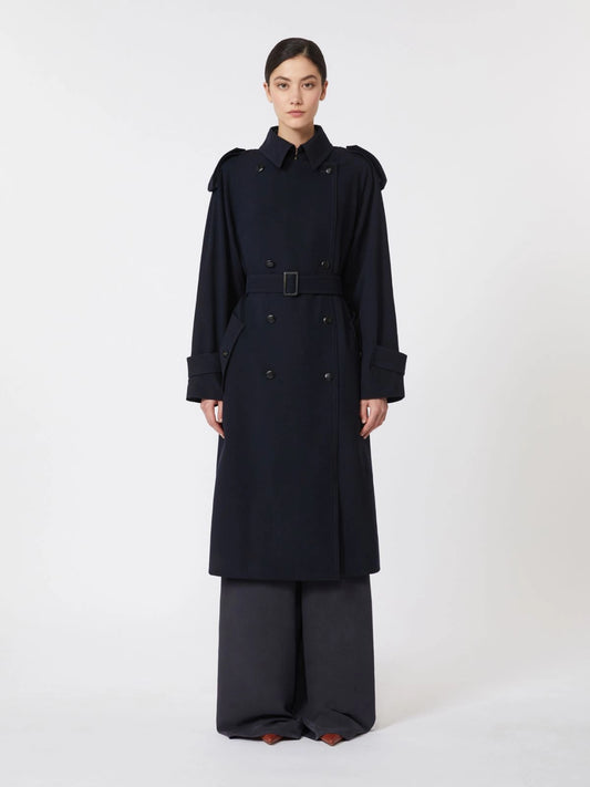 MAX MARA TRENCH CERTO BLU