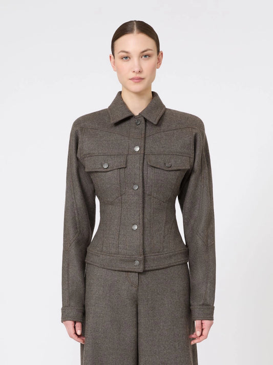MAX MARA GIACCA RAPACE CACHA SCURO