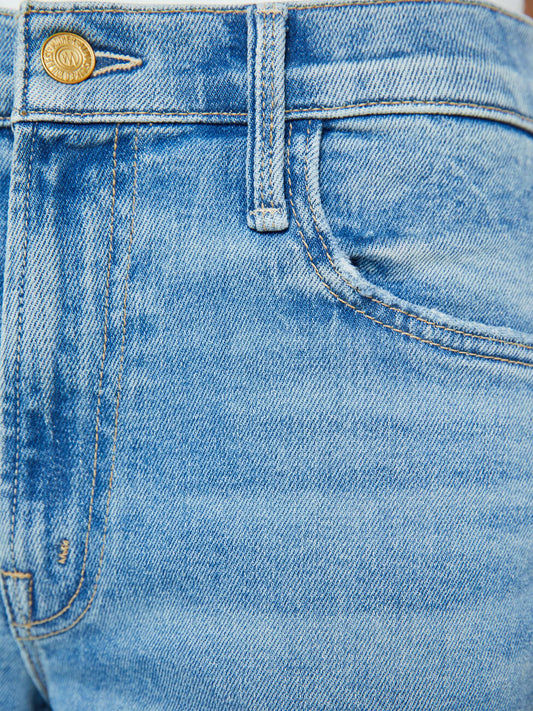 MOTHER JEANS SPINNER ZIP SNEAK