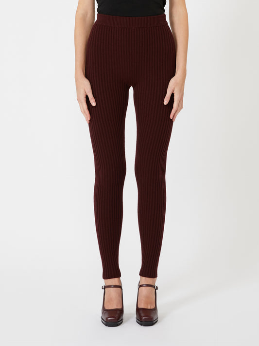 MAX MARA LEGGINGS APOGEO1234 CILIEGIA