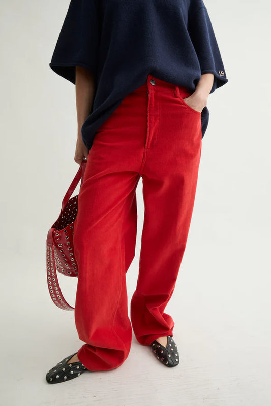 LAURENCE BRAS PANTALONE ROSSO
