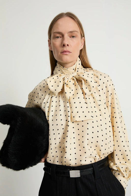 LAURENCE BRAS CAMICIA POIS IVORY