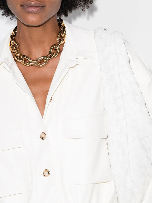RABANNE XL CHOKER GOLD