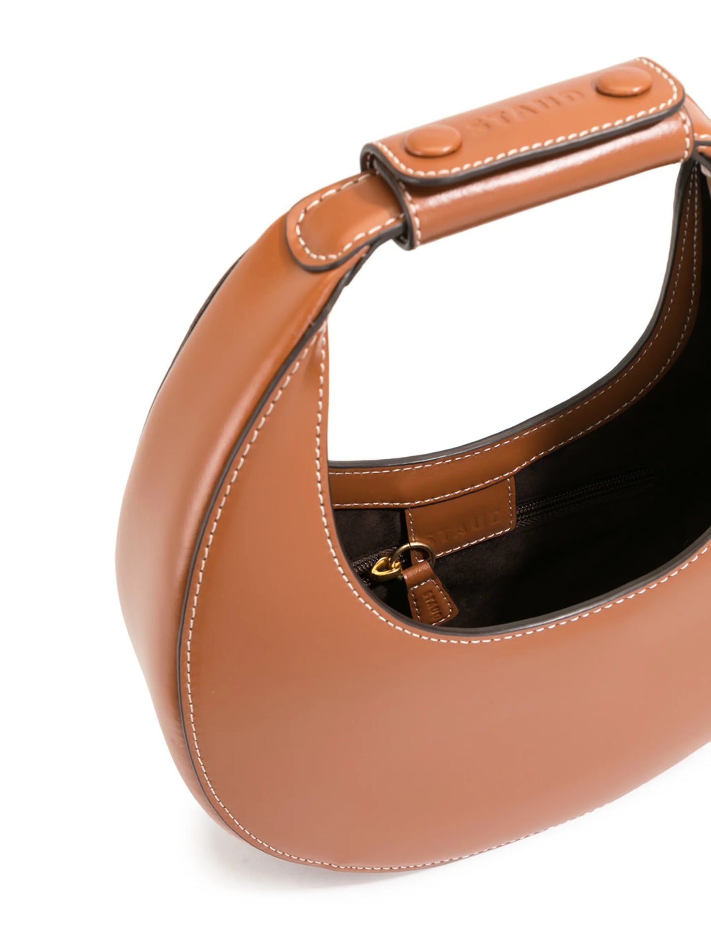 STAUD BORSA MINI MOON TAN
