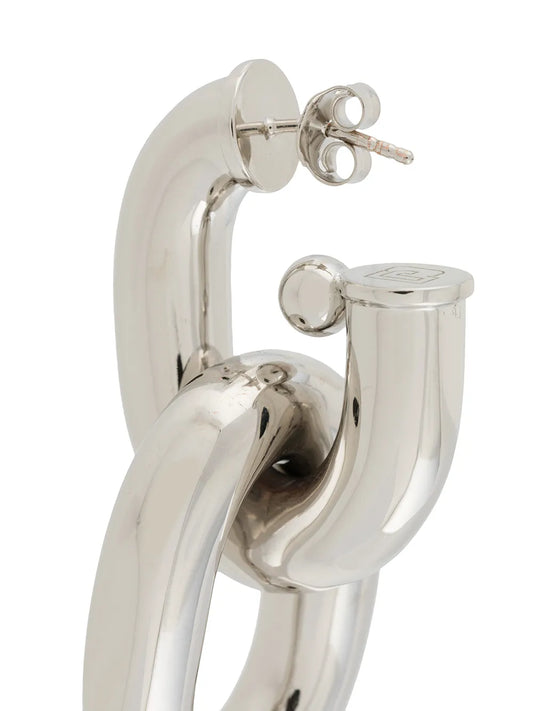 RABANNE ORECCHINI CATENA ARGENTO