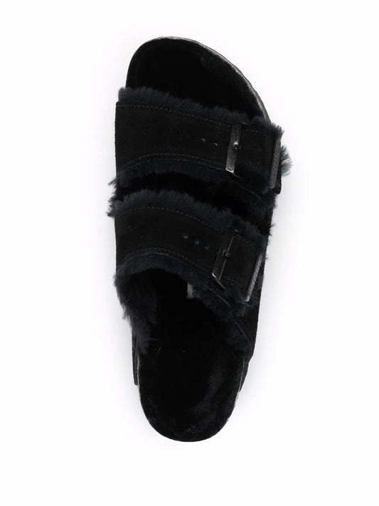 BIRKENSTOCK SANDALO ARIZONA SHEARLING BLACK