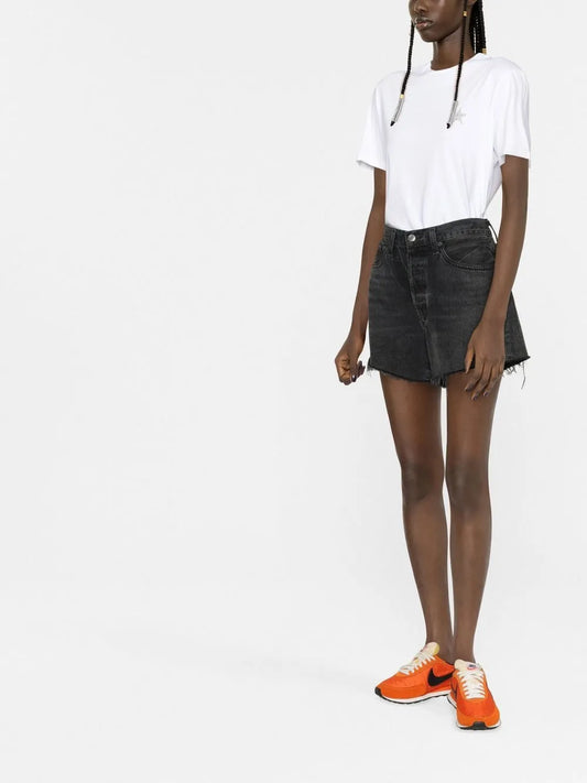 GOLDEN GOOSE T SHIRT STELLA ARGENTO