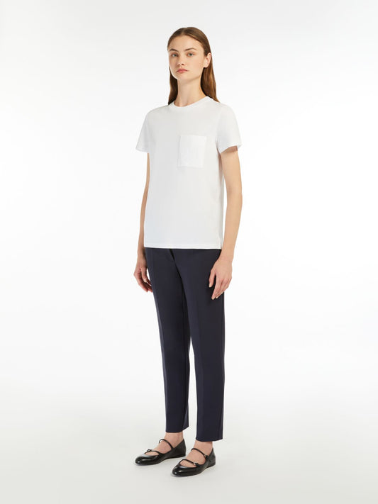 MAX MARA T-SHIRT PAPAIA BIANCO