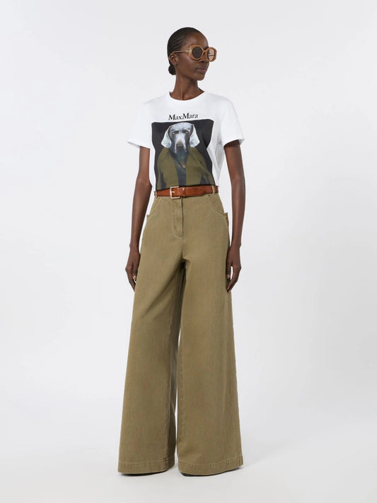 MAX MARA T-SHIRT CALCA "VERDE"