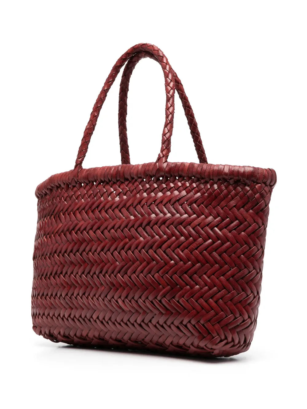 DRAGON DIFFUSION BORSA GORA MINI FLAT BORDEAUX