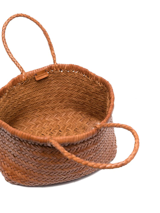 DRAGON DIFFUSION BORSA BAMBOO TRIPLE JUMP SMALL TAN