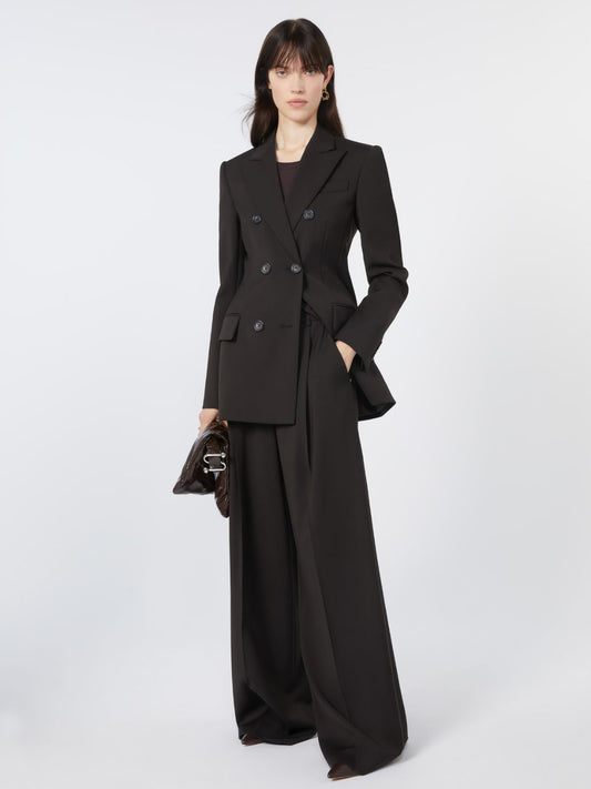 SPORTMAX GIACCA ADAMO CIOCCOLATO