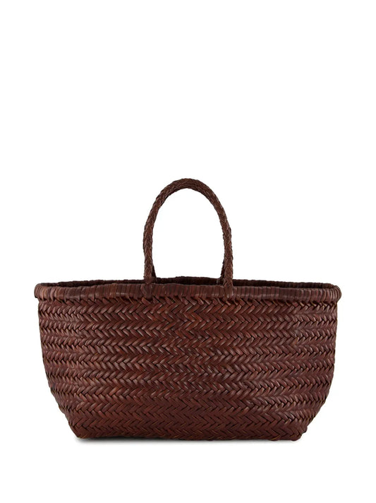 DRAGON DIFFUSION BORSA BAMBOO TRIPLE JUMP SMALL DK BROWN