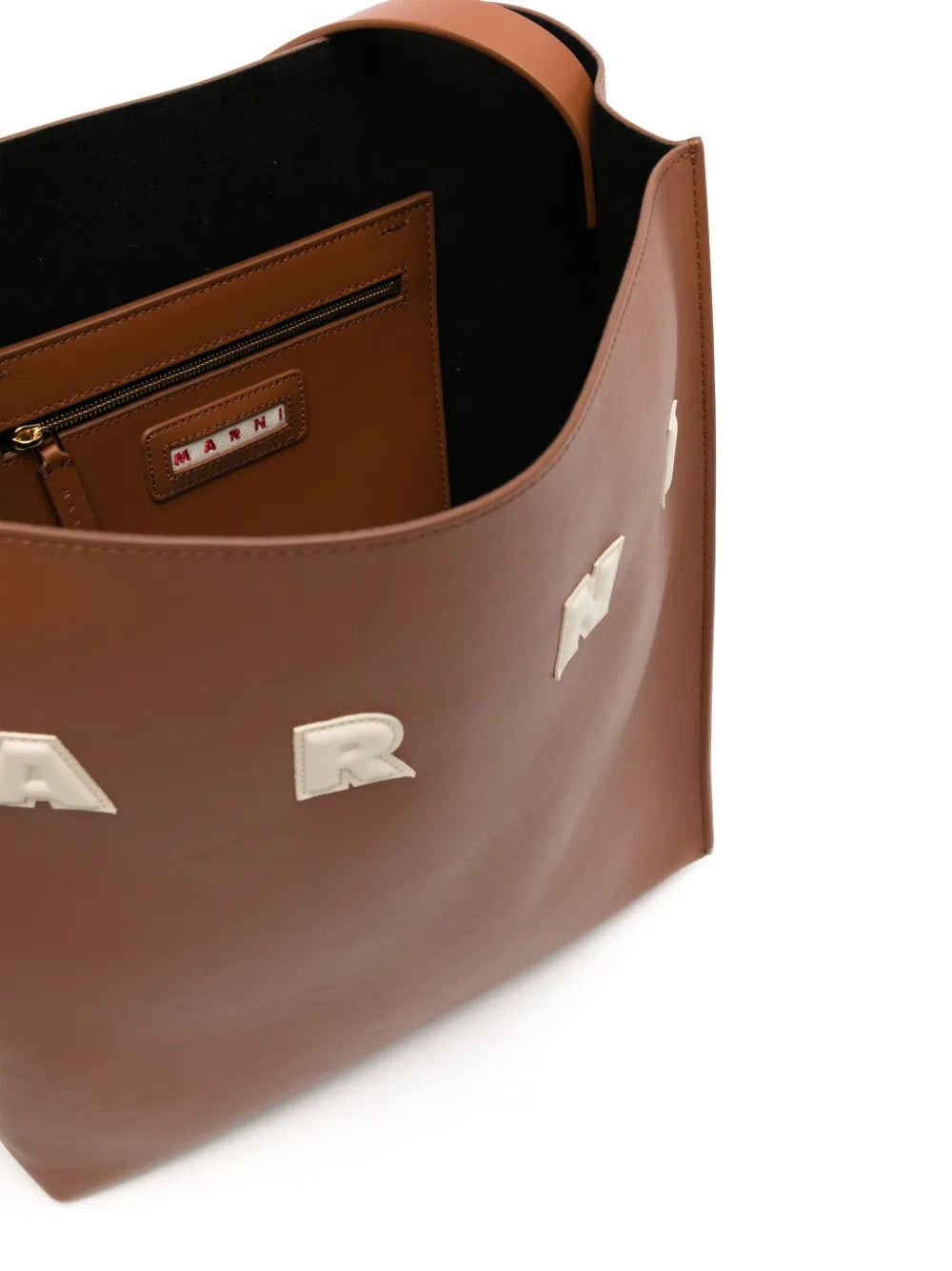 MARNI BORSA PASSPARTOUT MUSEO MEDIA BROWN