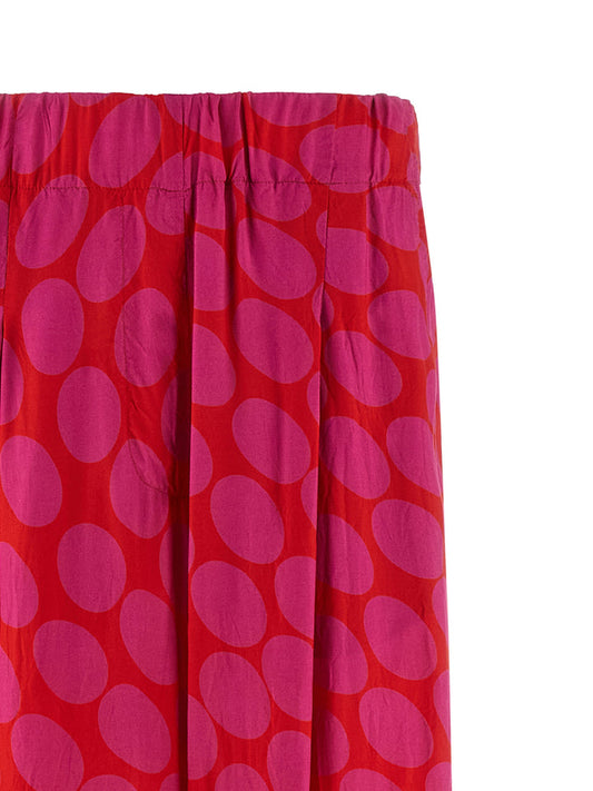 DRIES VAN NOTEN PANTALONE PILA FUCSIA