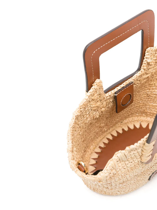 STAUD BORSA MINI BYCKET SHIRLEY RAFIA