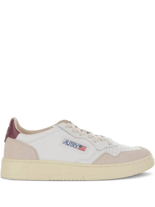 AUTRY SNEAKERS MEDALIST WHITE BURGUNDY