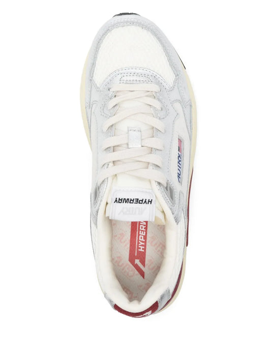 AUTRY SNEAKERS HYPERWAY LOW SILVER BORDEAUX