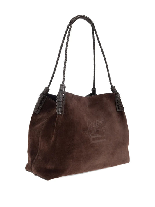 ETRO BORSA SHOPPING LIBRA BROWN