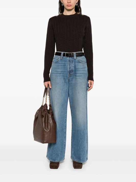 GOLDEN GOOSE MAGLIONE COFFEE