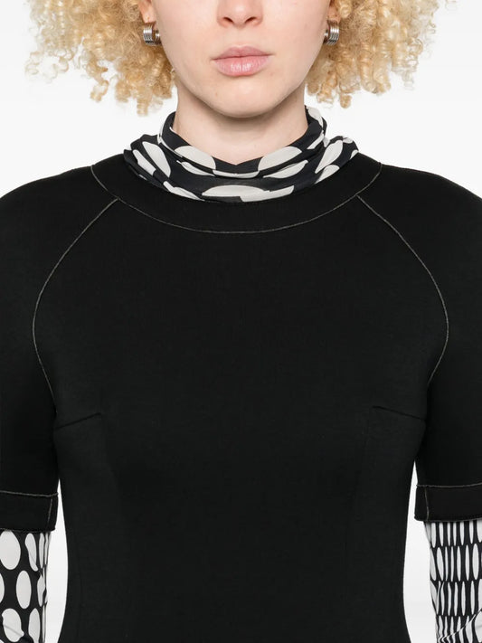 MARNI ABITO MANICA CORTA BLACK