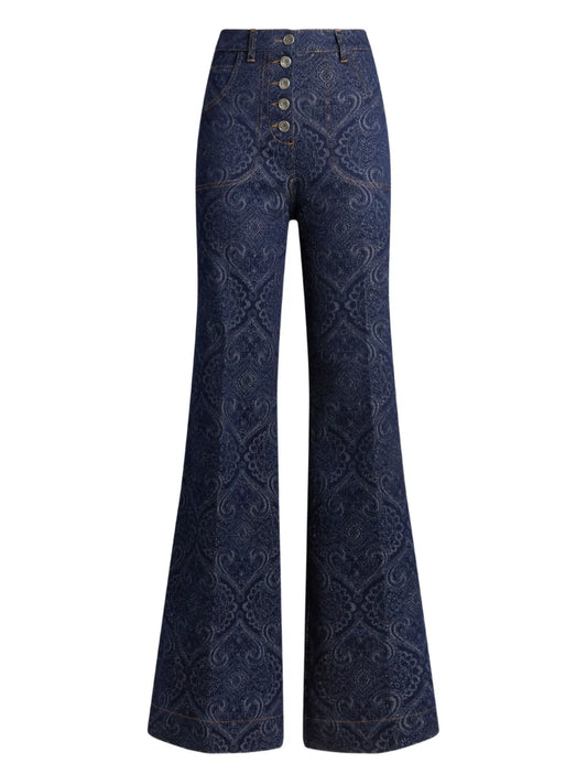 ETRO JEANS PAISLEY BLU
