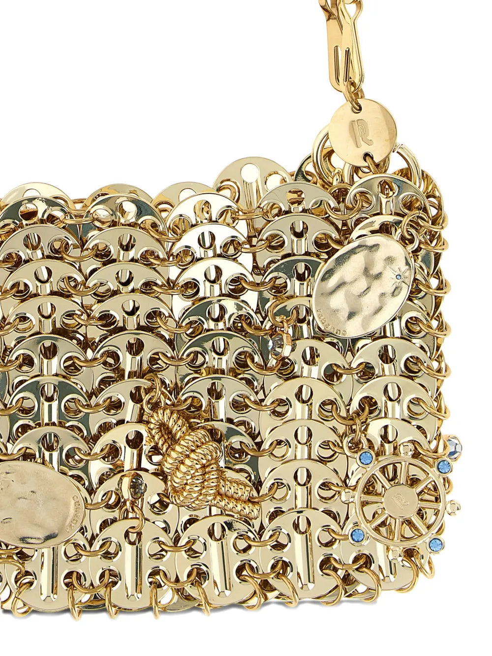 RABANNE BORSA 1969 MINI GOLD