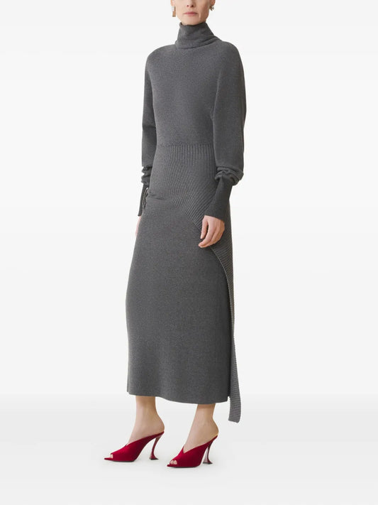 LANVIN ABITO MIDI GREY