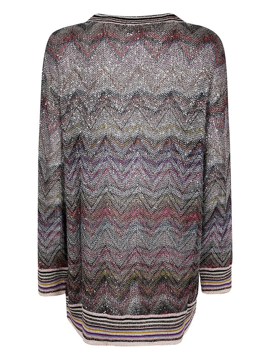 MISSONI CARDIGAN CARPEDONI MULTICOLOR