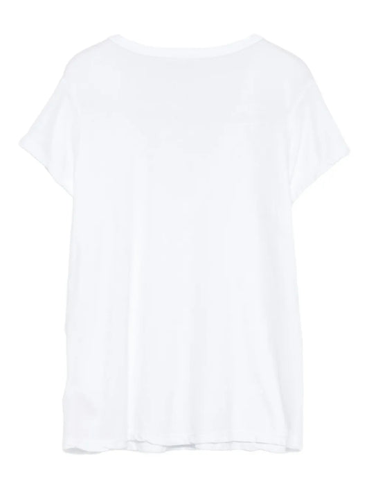 JAMES PERSE T SHIRT SCOLLO V WHITE