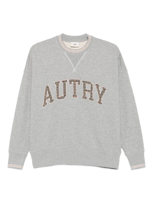 AUTRY FELPA LOGO GREY
