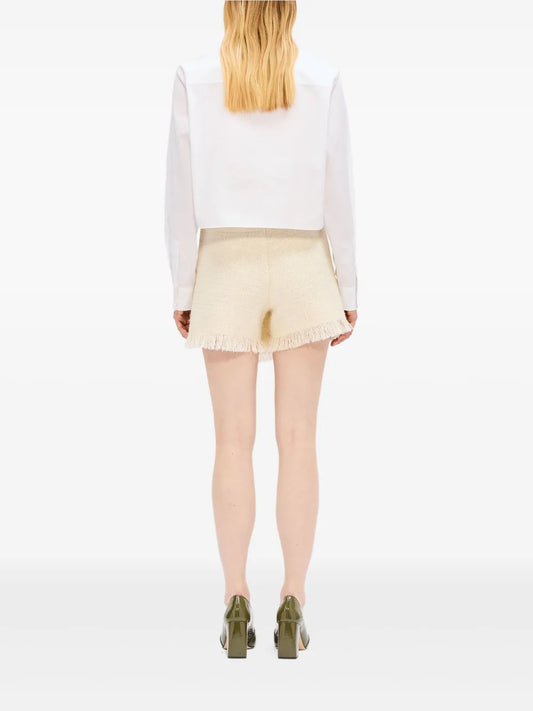 MSGM MINI GONNA AVORIO