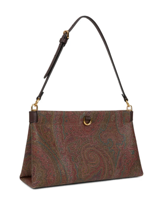 ETRO BORSA CLUTCH TALK XS ARNICA BROWN