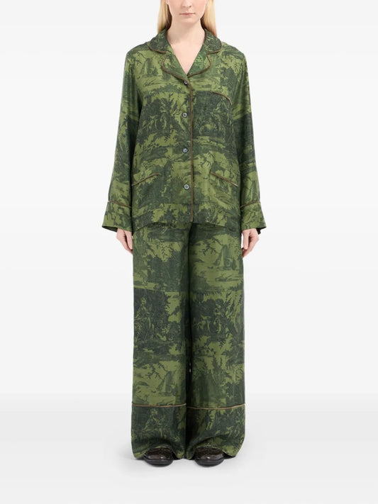 PIERRE-LOUIS MASCIA CAMICIA ALOEGUM VERDE