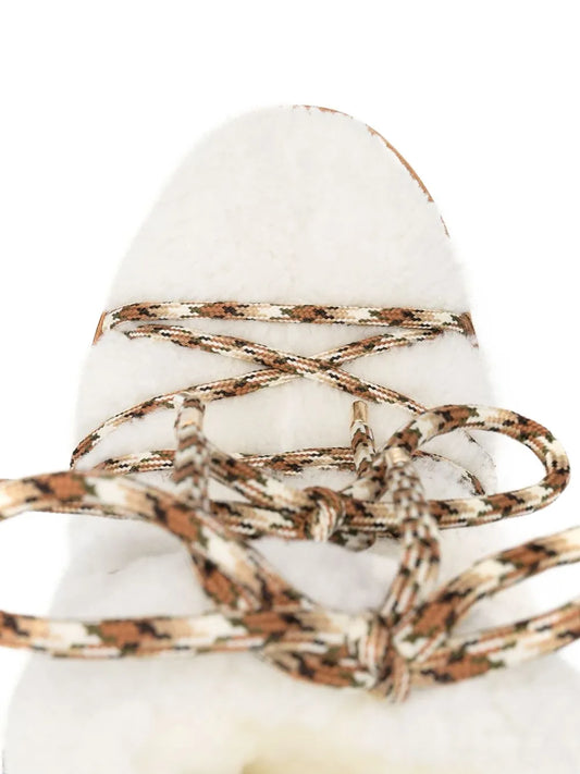 MOON BOOT STIVALI ICON SHEARLING WHISKY