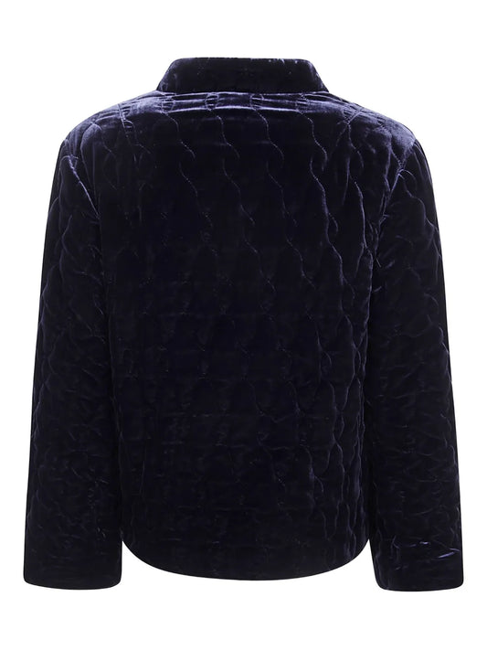 ASPESI GIUBBINO TRAPUNTATO BLU