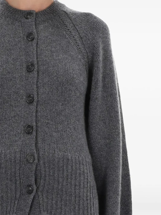 GUEST IN RESIDENCE CARDIGAN CHARCOAL