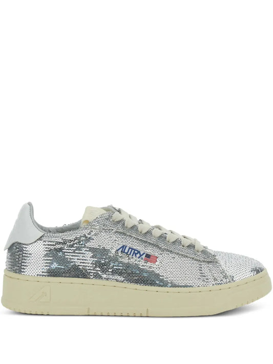AUTRY SNEAKERS PAILLETTES SILVER