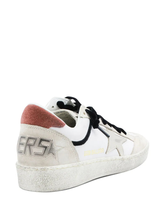 GOLDEN GOOSE SNEAKER BALLSTAR WHITE RED