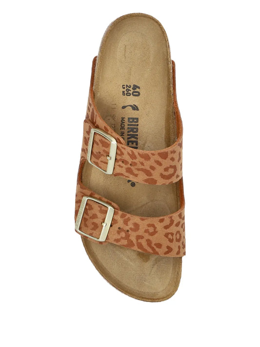 BIRCKENSTOCK SANDALO ARIZONA LEO PECAN
