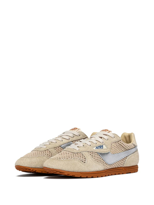 AUTRY SNEAKERS WINDSPIN LOW CREAM SILVER