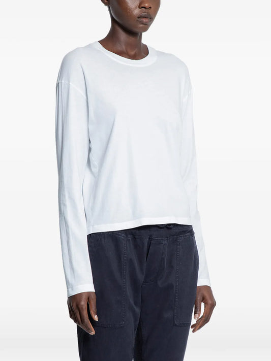 JAMES PERSE T SHIRT MANICA LUNGA WHITE