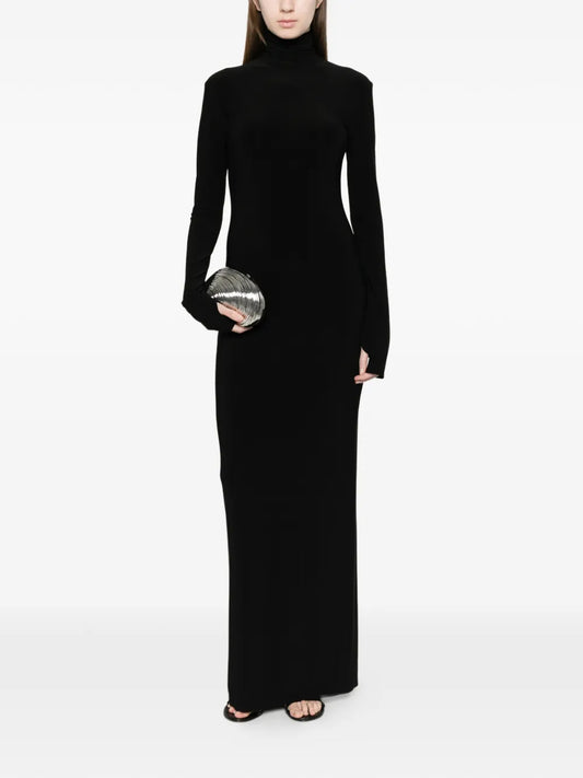 NORMA KAMALI ABITO LUNGO BLACK