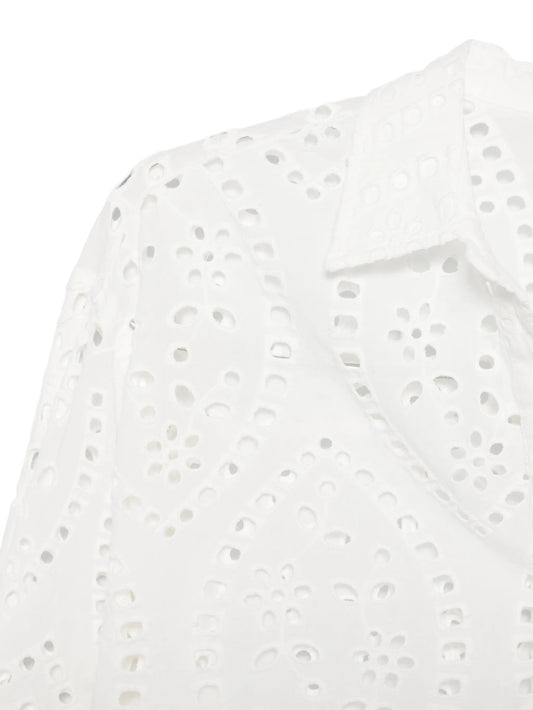 MC2 ST.BARTH CAMICIA SANGALLO BIANCO