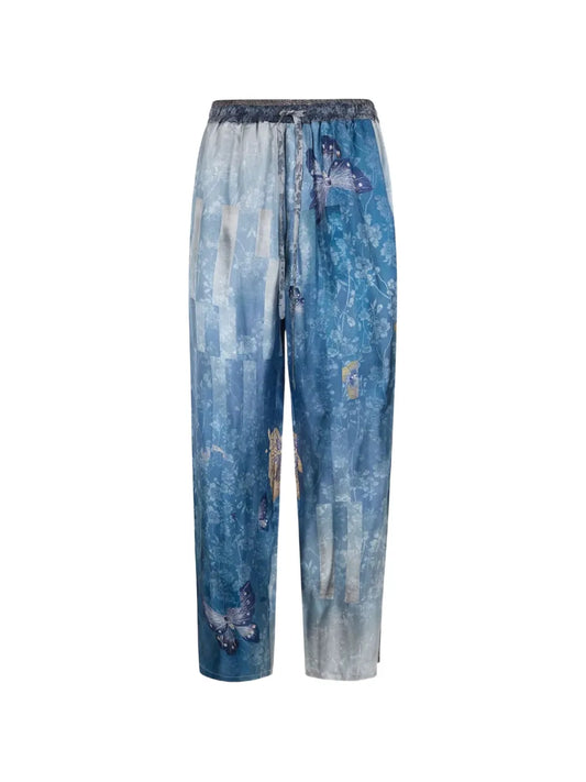 PIERRE-LOUIS MASCIA PANTALONE ALOE AZZURRO