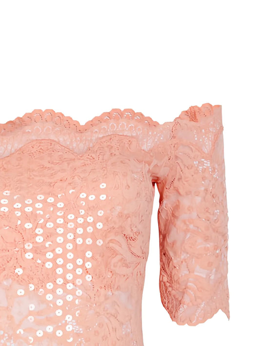 RABANNE TOP PIZZO SALMON PINK