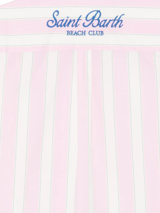 MC2 ST.BARTH CAMICIA BRIGITTE RIGHE ROSA